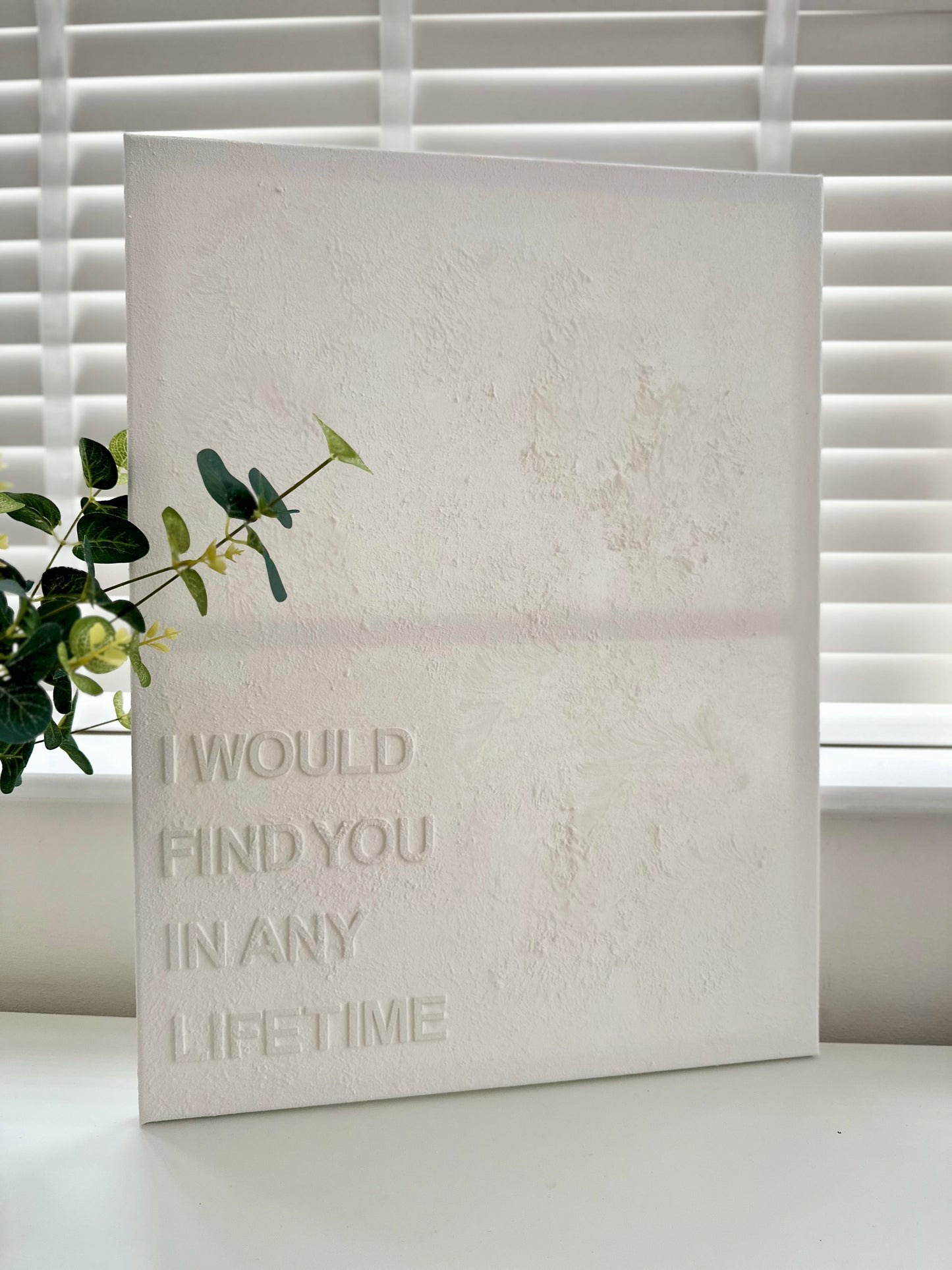 Memorable date - Textured Wall Art - 3D Textured Canvas - Small/Medium/Large Sizes