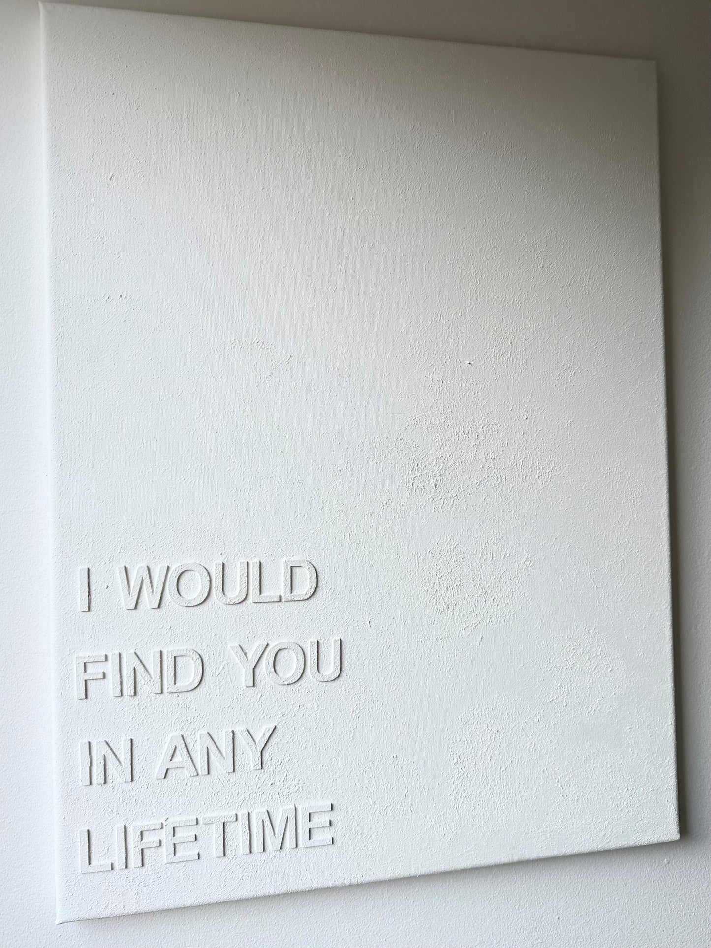 Memorable date - Textured Wall Art - 3D Textured Canvas - Small/Medium/Large Sizes